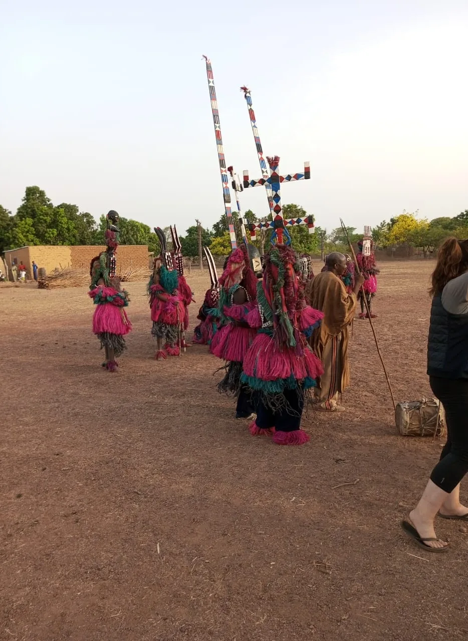 Local performance and cultural gathering in Mali